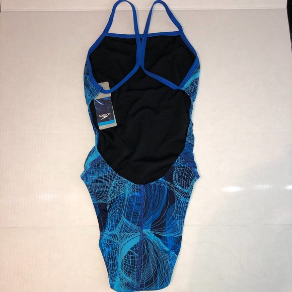 Speedo Blue Swimsuit - Picture 2 of 4